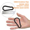 30Pack Carabiner Clips Heavy Duty, 4” Large Spring Snap Hooks