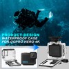 Waterproof Case for GoPro Hero 4K, 196FT/60M Underwater Dive Housing
