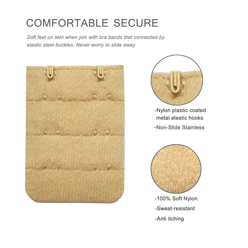 SUREMATE Bra extender 2 hook/3 hook/4 hook plus size bra