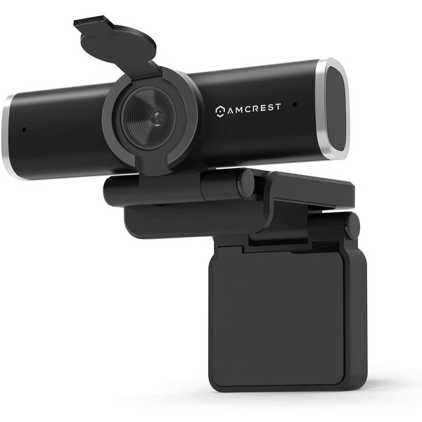 Amcrest 4-Megapixel Webcam w/Microphone & Privacy Cover, Web Cam USB