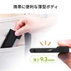 Sanwa Direct 400-ADR323GY SD/TF Card Reader with Media Case, USB-C
