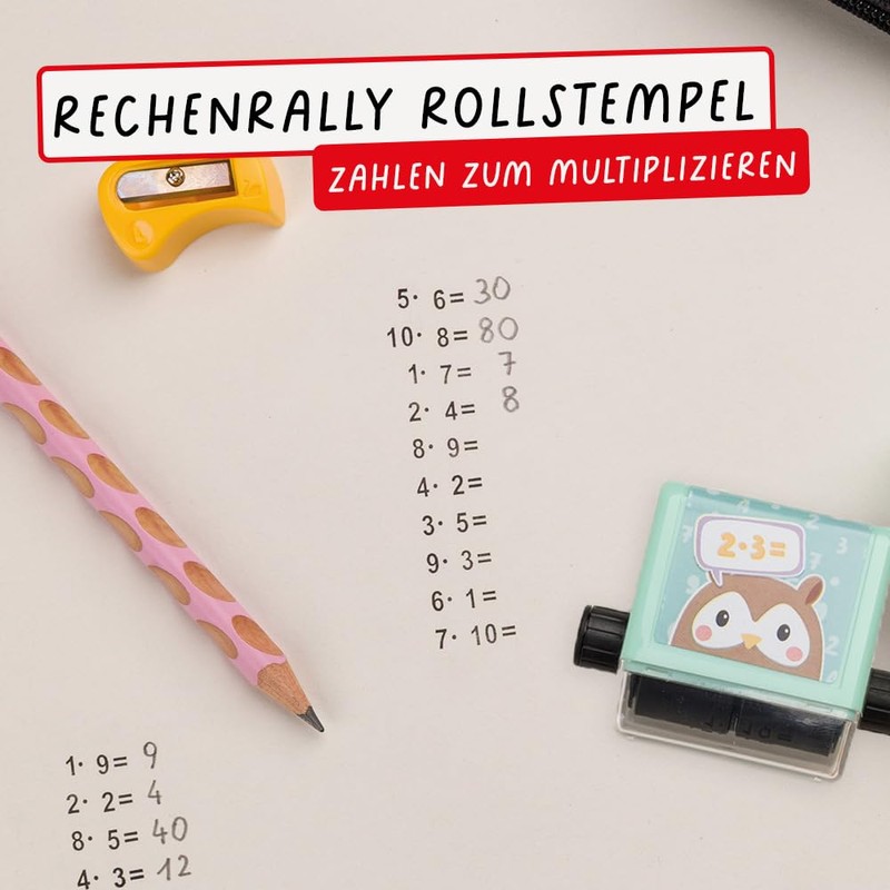 Trodat Little Dots Calculation Rally Number Roller - Self Inking