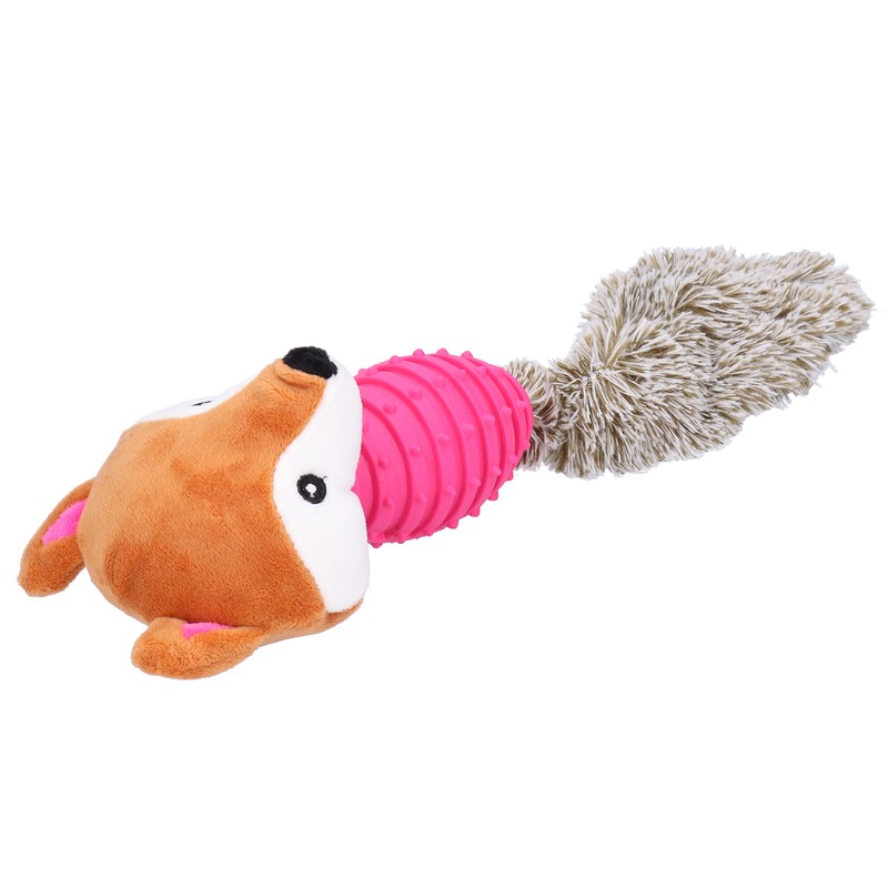 Pet Chew Toys Teeth Cleaning Biting Interactive Training Stuffed Plush