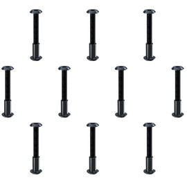 Skweawert 10 Pcs Binding Screws Fit for 0.31" (8mm) Hole Dia, Male M6x35mm Binding Bolts, Countersunk Allen Head Screw Post, Chicago Screw Rivets for DIY Leather Crafts and Photo Albums