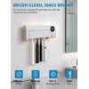 UV Toothbrush Sanitizer and Holder, GEVOODIX Smart Toothbrush Holder with