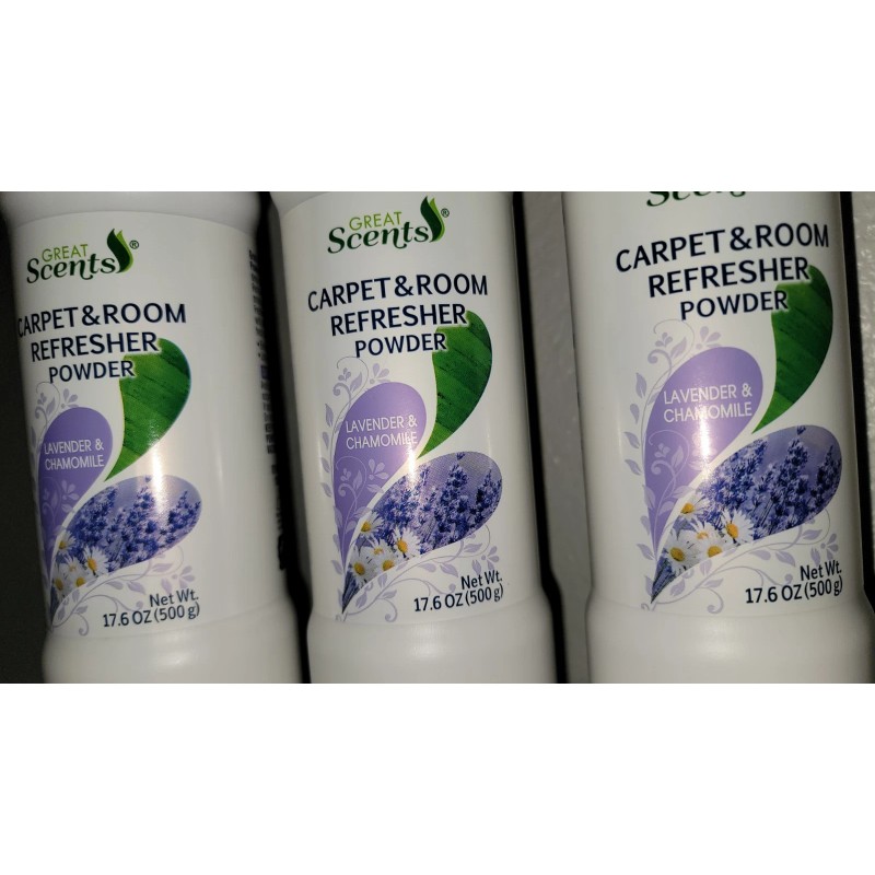 Great Scents Lot 3x 17.6oz Lavender & Chamomile Great Scents