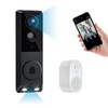 Smart Wireless Doorbell Camera, Security Video Doorbell Camera with Chime,