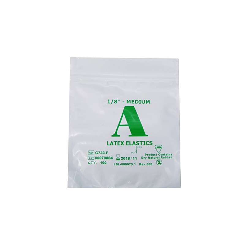 Orthodontic Elastics Bands ~ (Latex 1/8 3.5oz)