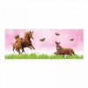 Pencil Cup Horses Pink with 12 Triangular Colouring Pencils, Children's