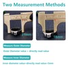 Pocket Caliper, 100mm Double Scale Sliding Gauge Brass Vernier Caliper