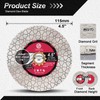 FOCSTOL Diamond Tile Saw Blade - 4.5''(115mm) Double Side Cutting