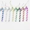 6 PCS 13cm Christmas Candy Canes Ornaments Plastic Glitter Candy