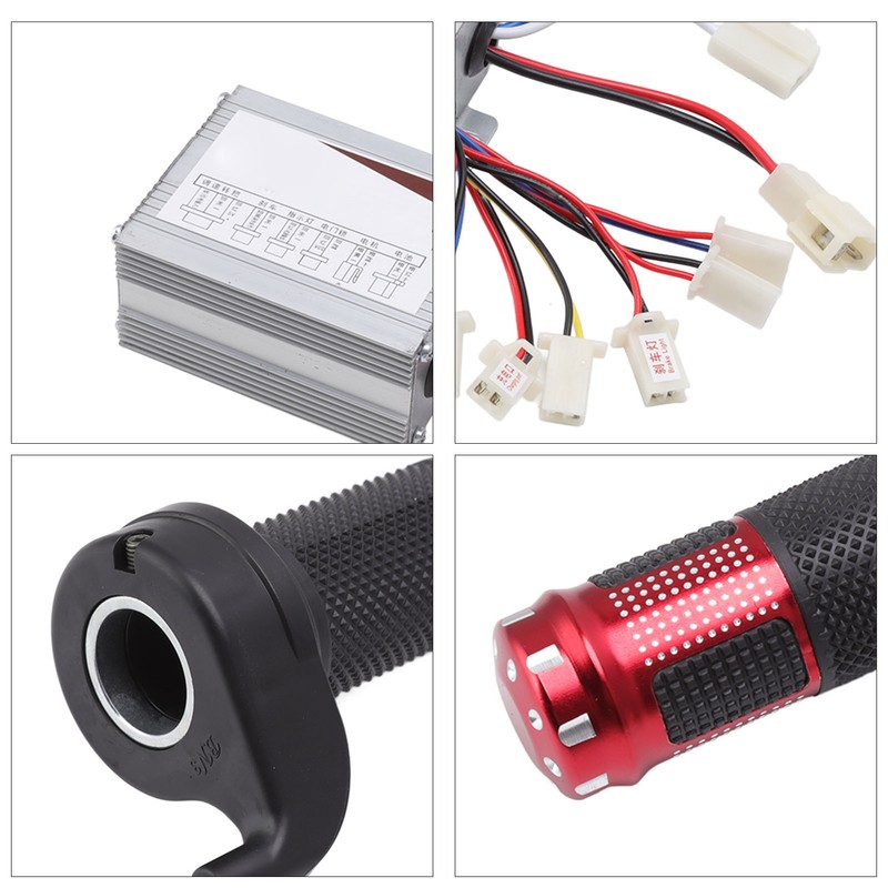 Brushed DC Motor Speed Controller 24V 350W With Throttle Grip