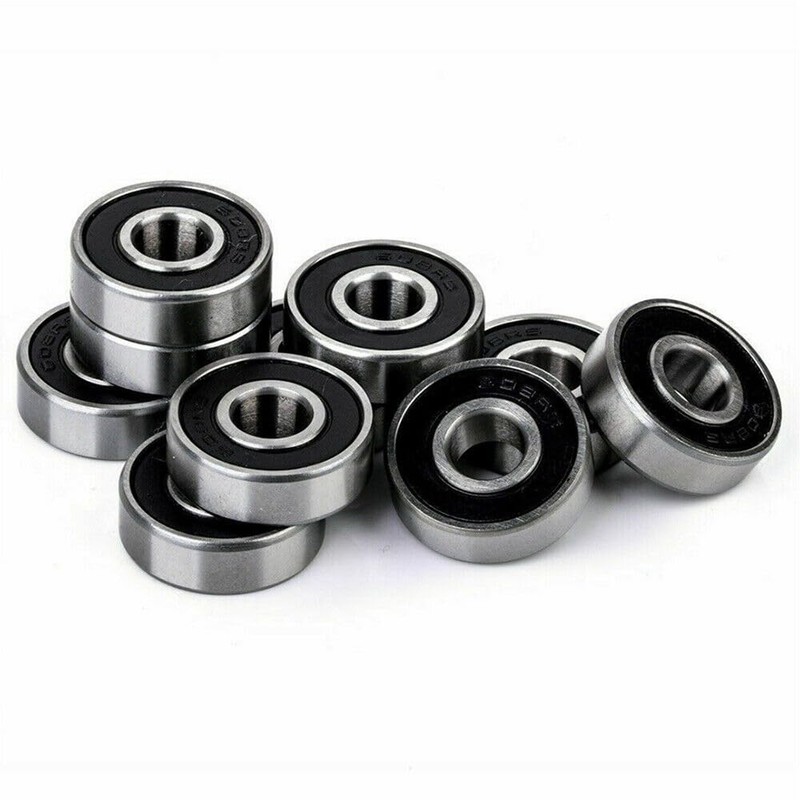10PCS 608RS Ball Bearings Skateboard Roller Scooters Sealed Ball Longboard