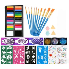 QZLSAYSL Face Paint Set for Children & Adults