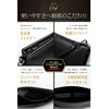 PARISTONE Clutch Bag, Lamb Leather, Genuine Leather, Black, Second Bag,