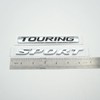 2Pc Sport Touring Rear Trunk Letter Logo Badge Emblem Nameplate