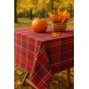 Kane Home Plaid PEVA Vinyl Tablecloth Fall Indoor Outdoor Table