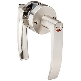 Hi Logic GIA Lever 32A Indoor Lock, Display Lock, Nickel, Backset 2.0 inches (50 mm)