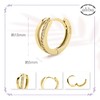 aliba Women's Hoop Earrings, Popular, Hypoallergenic, Ring, For Women, Birthday