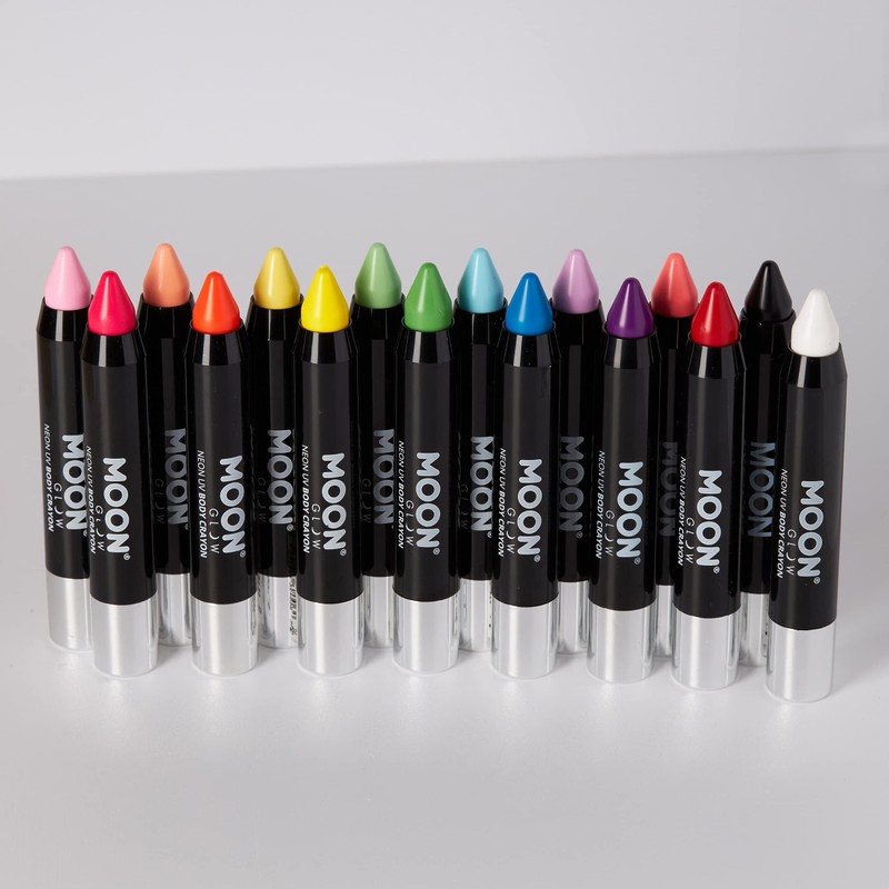 Moon Glow - Neon UV make-up pen, body chalk, colouring