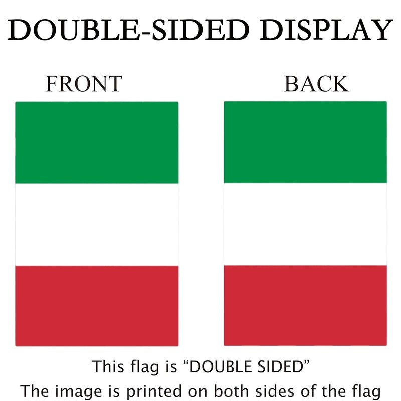 Italian Flag Small Mini Italy Garden Flags 12x18 Double Sided