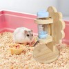 Hamiledyi Small Animal Water Bottle with Adjustable Stand & Hanging