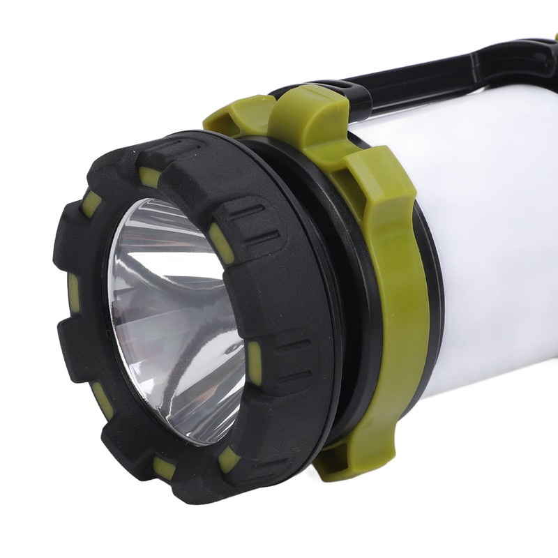 Rechargeable Spotlight Flashlight USB LED Super Bright Handheld Camping Lantern