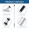 Floor Scraper, 76" Aluminum Adjustable Paint Scraper with 4-inch Razor