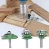 3Pcs 8-Shank Cutter Drill Set T Shape Wood Milling Cutter