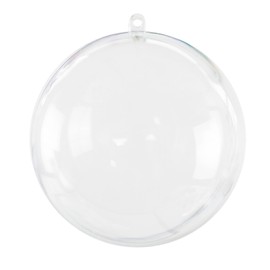 Super Z Outlet Clear Plastic Acrylic Bath Bomb Mold Shells Molding Balls Kit (120mm, 12 Pack)