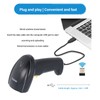 Wireless Barcode Scanner 2.4G USB 1D 2D Handheld Drive Free