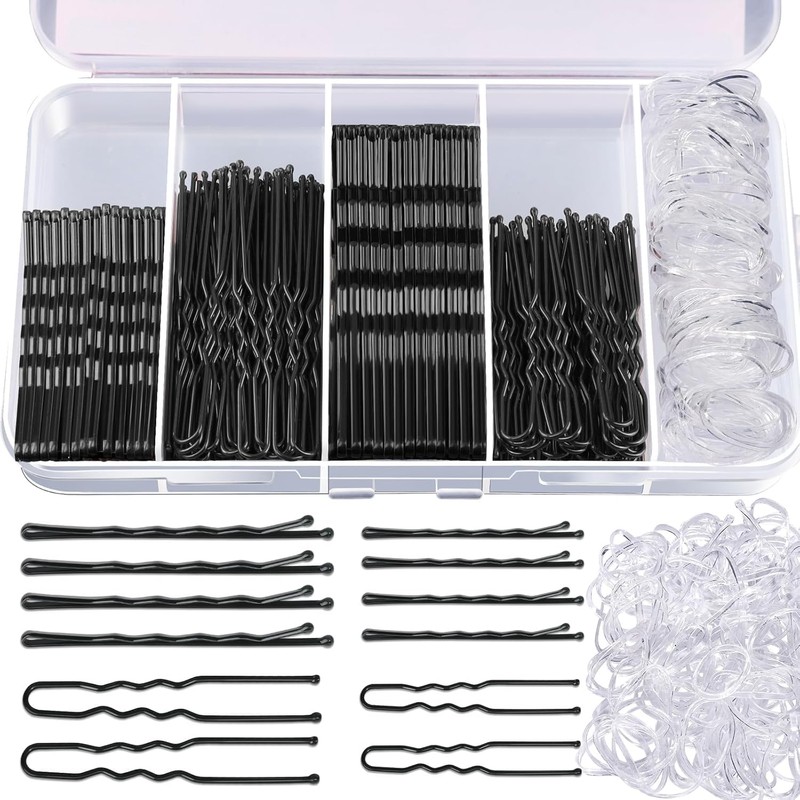 Triko Kit de 100 Accesorios para Cabello: 100 Horquillas para