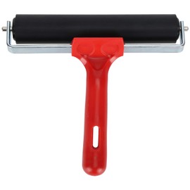 Restokki Ink Roller, Brayer Rollers for Printmaking, Hand Roller, Painting Roller Rubber Brayer Printmaking Inking Gluing Application, Rubber Roller Art Supplies(15cm)