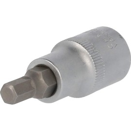 BRILLIANT TOOLS BT022862 1/2 Inch Hex Socket Bit Socket, 55 mm Long, 7 mm [Powered by KS Tools]