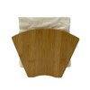 JB Home Collection 4570, Natural Bamboo Wood Napkin Holder Desktop