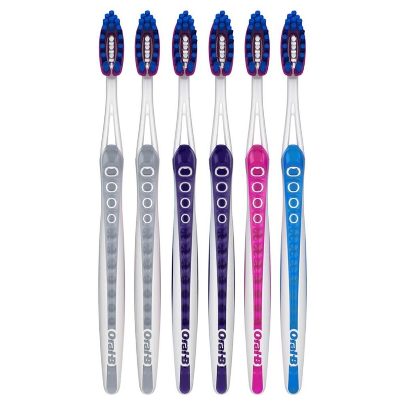 Oral-B 3D White Deep Stain Remover toothbrushes, 6 Count Toothbrush