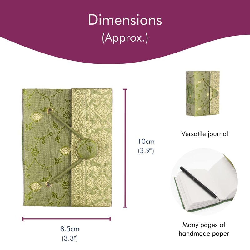 Sari Journal Mini 8cm x 10cm - Pink - Unlined