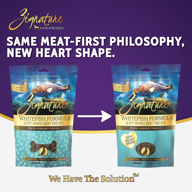 Zignature Whitefish Soft Moist Treats for Dogs