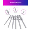 ANVINKU 260PCS Pop Rivets Assortment, Aluminum Blind Rivet Set, M3.2/M4/M4.8