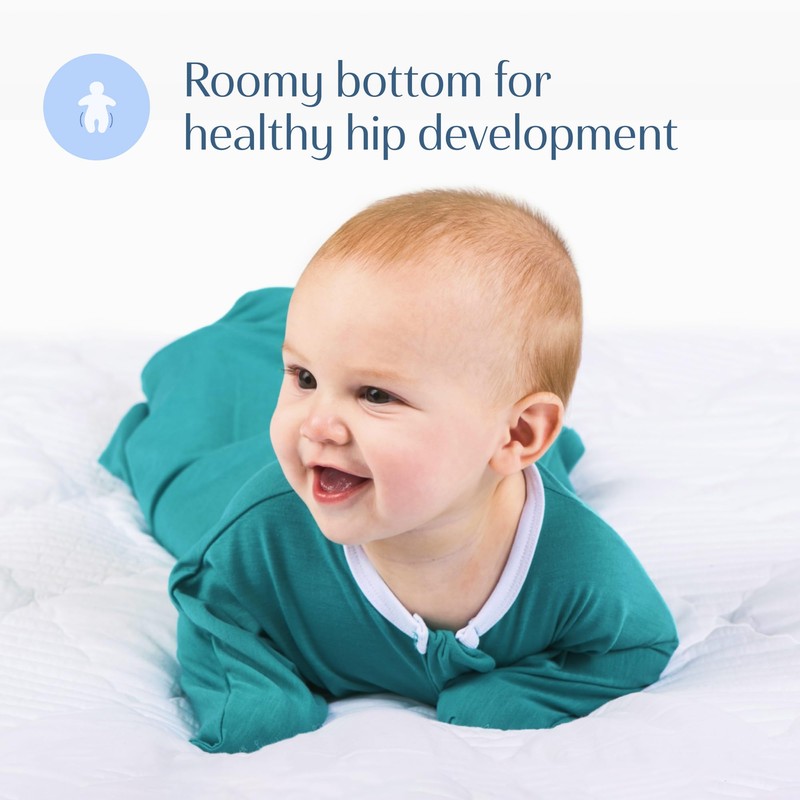 SleepingBaby Zipadee-Zip Transitional Swaddle Sack, 6-12 Month - Roomy Zipper