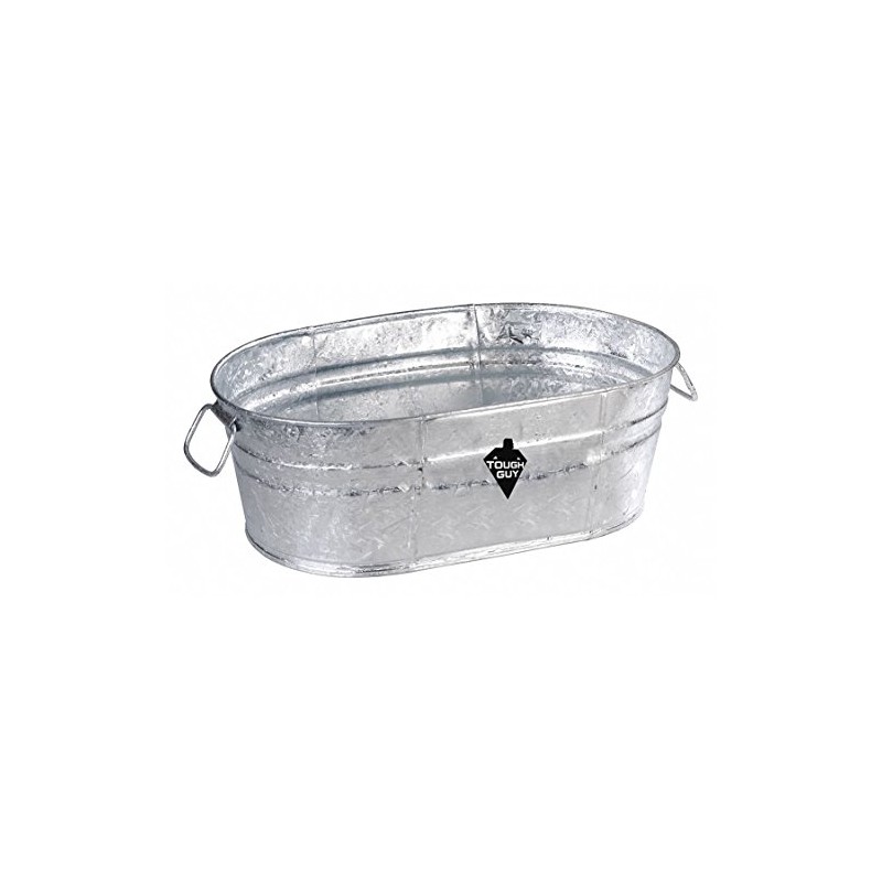 4 Gal,Utility Tub, Silver,20400001385