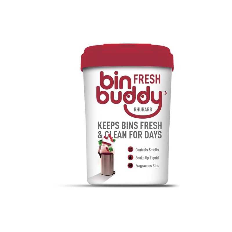 BIN BUDDY 450G FRESHENING POWDER RHUBARB