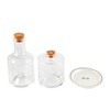 Mud Pie Stacked Oil and Vinegar Set, Glass, 9 1/2"