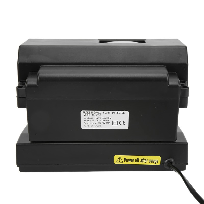 Counterfeit Bill Detector with UV Light Detection and Quick Identification
