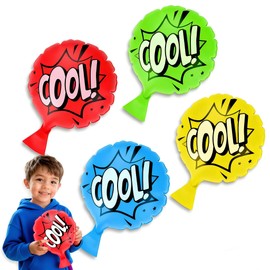 ROISKJANPA 4 Pack Whoopie Cushions Toys for Kids, 8" Whoopee Cushion Prank Kit Toys for Kids, Party Favors Funny Woopie Cushion April Fool's Day Gifts