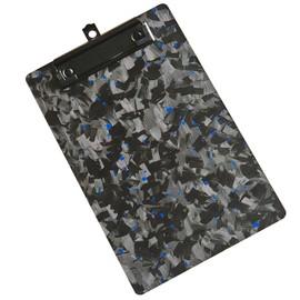 Fzkaly Mini Clipboard 6x9 Inch, Forged Carbon Fiber A5 Pocket Clipboard