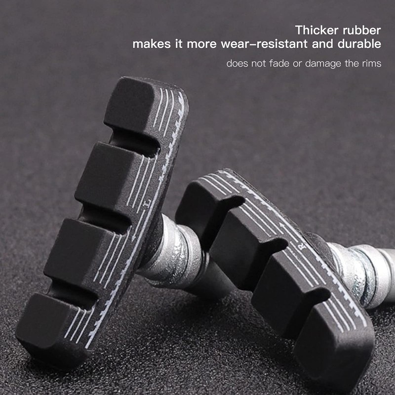 Bicycle Brake Pads, 1 Pair 55 mm Arc-shaped Foldable Bicycle