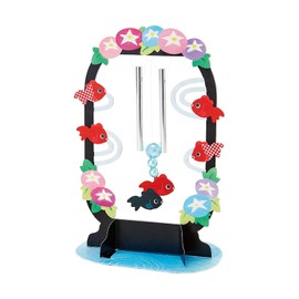 Sanrio JSP 86-5 689491 Message Card, Summer, Placed-type Goldfish Wind Chime,