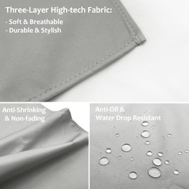 MOLENKY Apron, 2 Pieces Adjustable Apron with 2 Pockets, Adjustable Neck Strap, Cooking Apron, BBQ Apron, Kitchen Apron, Cafe for Men & Women